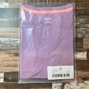 BRAND NEW v neck purple tee